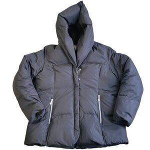 Michael Kors Women's Black Down Hooded Puffer Jacket Size XL